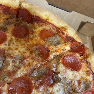 pizza, food