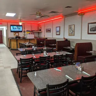 sushi and sashimi, interior