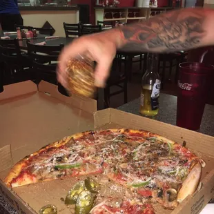 Frank's special pizza omg so amazing