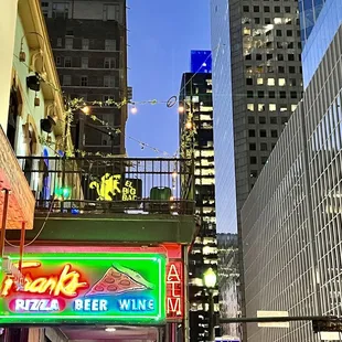 Neon aesthetic with a beautiful downtown view !