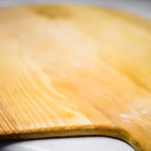 a wooden cutting board