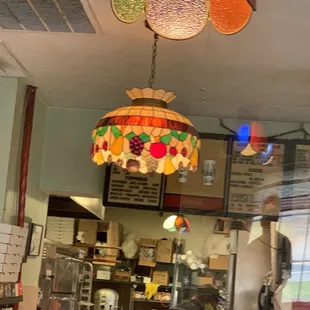 a view of the kitchen from the dining area