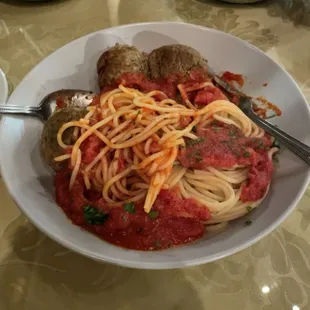 Spaghetti and Meatballs