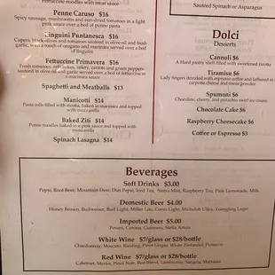 Menu July 2023