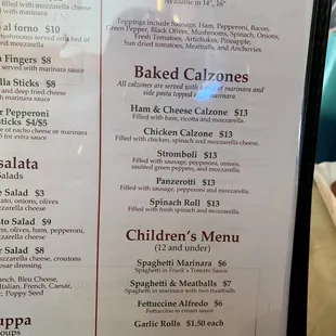 Menu July 2023
