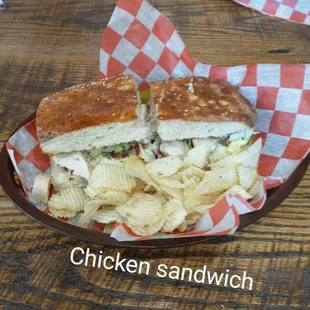 The bread this sandwich is made of is devine.  Excellent sandwich.