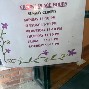 Glad I stopped by to check their hours. Google maps said they close at 3 pm!
