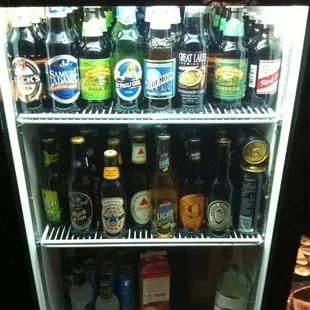 Some of Frank&apos;s Place bottled beers