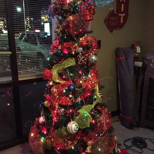 chicken wings and fried chicken, interior