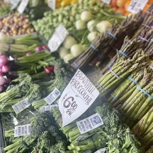 a variety of vegetables