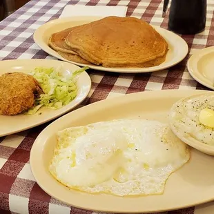 Bayou Lafourche and Sweet Potato Pancakes.