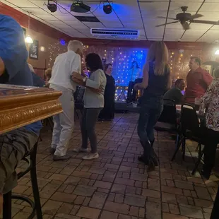 Live music and dancing.