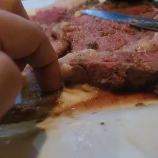 The prime rib.