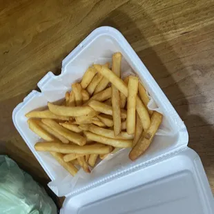Fries- very average, lacked salt