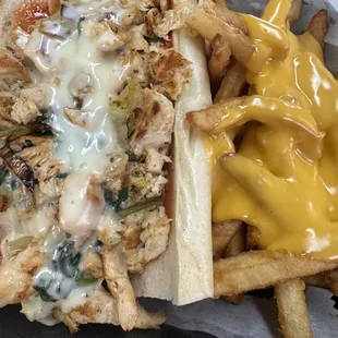 Chicken cheesesteak Combo