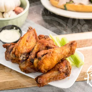 Buffalo Wings with Blue Cheese