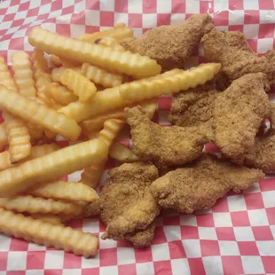 Fried 8 Piece Catfish or Tilapia and Fries Special