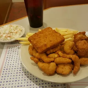 Fish and Shrimp Combo.