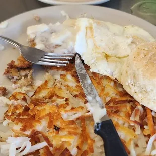 We shared a Chicken Fried Steak  and a Corned Beef Hash , on this first of many trips to Frank's! DELICIOUS and priced right.