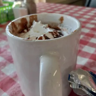 Mmmm hot chocolate