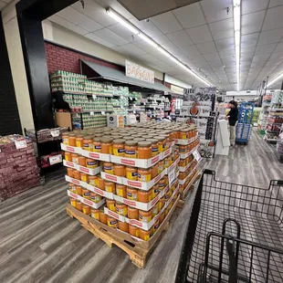 a grocery store aisle