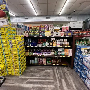 a grocery store with a variety of products