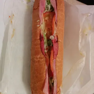 1 of the footlong Italian hoagie special.