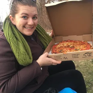 I absolutely LOVE this pizza - I honestly am not even that big on Pizza in general, but something about this keeps me wanting it. It's not g