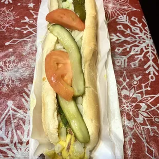 Foot Long Hot Dog