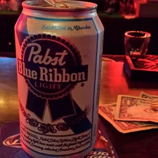 PBRL. Great bar and greater company.