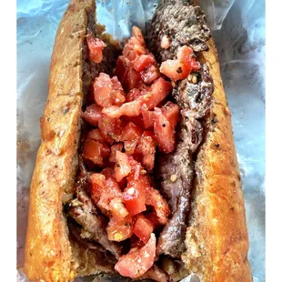 Italian Steak Italian Sandwich! Pretty Pretty Good! Frannies Beef &amp; Catering.Schiller Park, IL Fast Nice Friendly Service. Good Food. Cool!