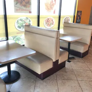 a view of the inside of a restaurant