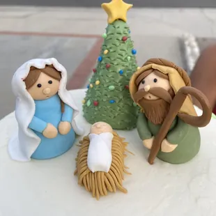 Christmas cake. All edible!