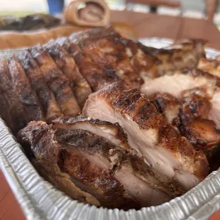 Pernil (oven baked pork)