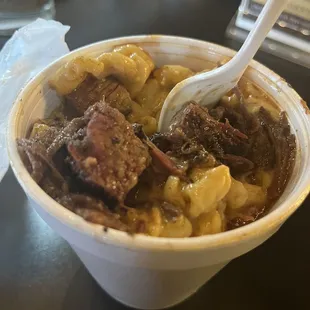 Mac n cheese and brisket