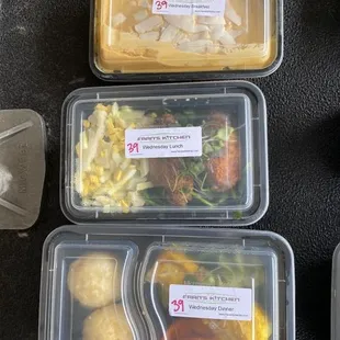 The lunch on Wednesday has egg in it. I'm supposed to be on an autoimmune protocol diet. No egg.