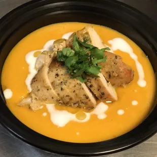 Coconut curry soup YUM!