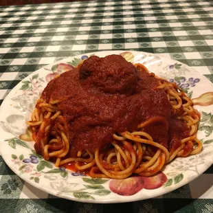 Spaghetti and Meatball