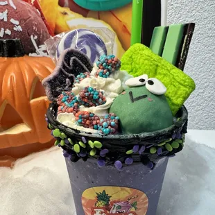 This is one of our limited time halloween frappes