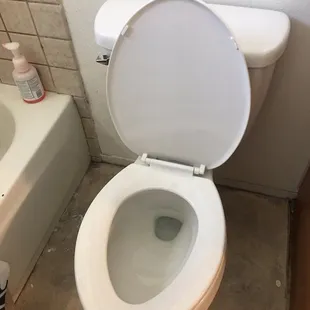 New toilet installed