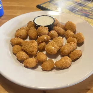 Spicy Wisconsin Cheese Curds - good, and definitely have some spice!