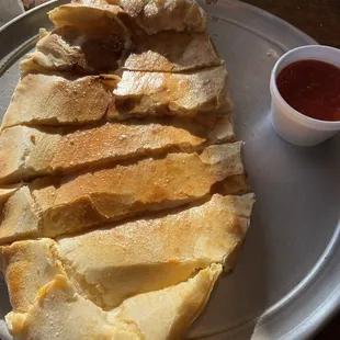 Homemade cheesy bread