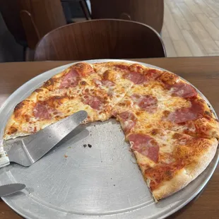 Canadian Bacon Pizza