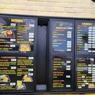 This is their menu.