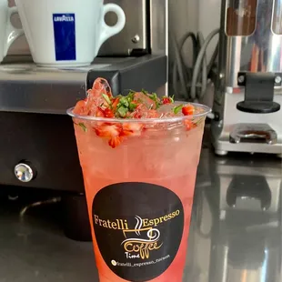 Strawberry Basil Lemonade