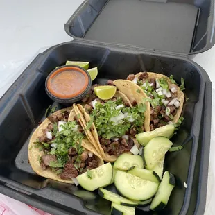 Carne asada with bomb sauce