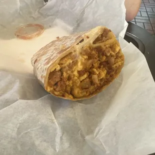 Chorizo burrito