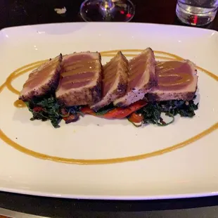 Seared tuna