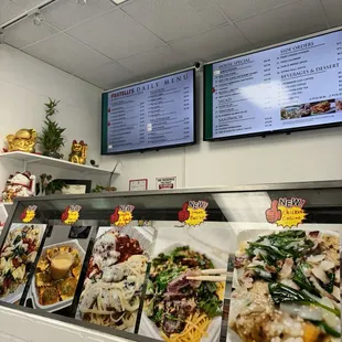 interior, salads