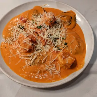 Lobster ravioli